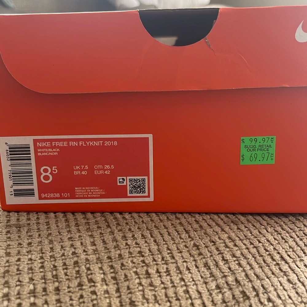 Nike free flyknit 2018